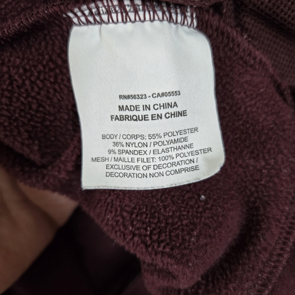 Nike Men's Burgundy Crewneck Hoodie Size Small - Picture 7 of 8
